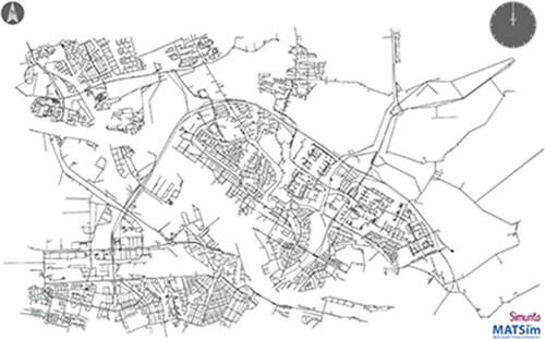 Figure 2. Application network of Amsterdam North.