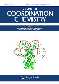 Cover image for Journal of Coordination Chemistry, Volume 73, Issue 13, 2020