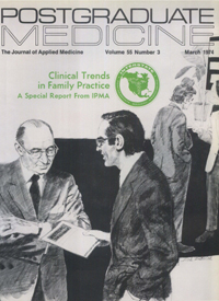Cover image for Postgraduate Medicine, Volume 55, Issue 3, 1974
