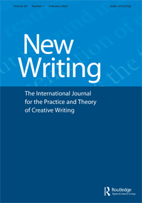 Cover image for New Writing, Volume 20, Issue 1, 2023