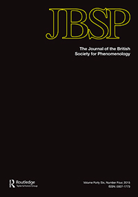 Cover image for Journal of the British Society for Phenomenology, Volume 46, Issue 4, 2015