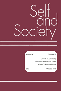 Cover image for Self & Society, Volume 4, Issue 10, 1976