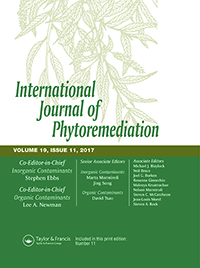 Cover image for International Journal of Phytoremediation, Volume 19, Issue 11, 2017
