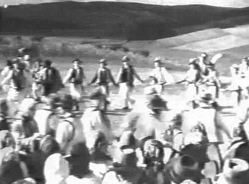 Figure 5. A Hutsul round dance. Still from Bukovyna is a Ukrainian Land.
