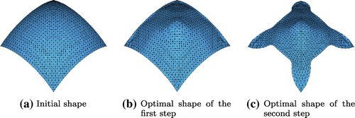 Fig. 15 Obtained shape of Spherical Shell design problem.