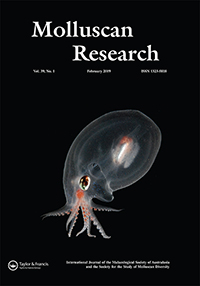 Cover image for Molluscan Research, Volume 39, Issue 1, 2019