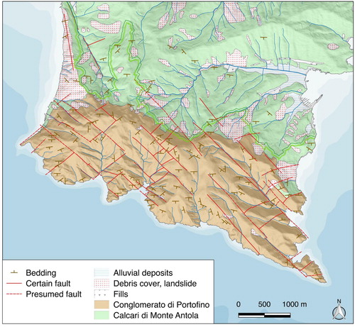 Figure 3. Geological sketch map of the study area.