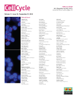 Cover image for Cell Cycle, Volume 11, Issue 18, 2012