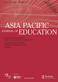 Cover image for Asia Pacific Journal of Education, Volume 42, Issue 4, 2022