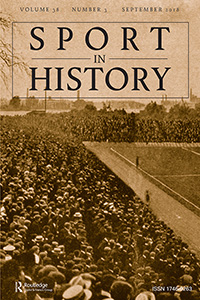 Cover image for Sport in History, Volume 38, Issue 3, 2018