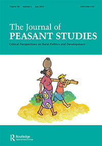 Cover image for The Journal of Peasant Studies, Volume 46, Issue 5, 2019