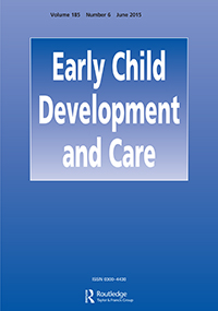 Cover image for Early Child Development and Care, Volume 185, Issue 6, 2015