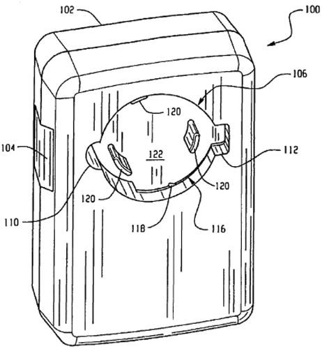 Figure 13. The universal adapter patent no. US 6845023.