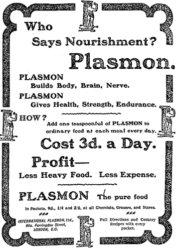 Figure 3. Plasmon provides nourishment for just 3d. a day. Reproduced by permission of Daily Express/Reach Licensing.