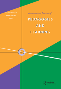 Cover image for International Journal of Pedagogies and Learning, Volume 10, Issue 3, 2015