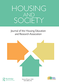 Cover image for Housing and Society, Volume 49, Issue 1, 2022