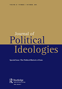 Cover image for Journal of Political Ideologies, Volume 23, Issue 3, 2018