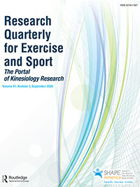 Cover image for Research Quarterly for Exercise and Sport, Volume 91, Issue 3, 2020