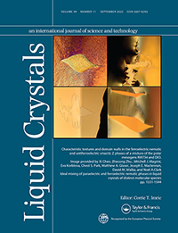 Cover image for Liquid Crystals, Volume 49, Issue 11, 2022