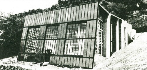 Figure 7. View of the solar thermal collectors on the southern façade. Sergio Los and Natasha F. Pulitzer, Kindergarten, Crosara, Italy, 1972–78 (Source: Synergia Progetti archive: Sergio Los, Natasha F. Pulitzer).