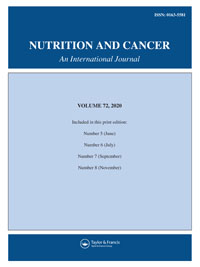 Cover image for Nutrition and Cancer, Volume 72, Issue 5, 2020