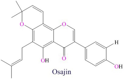 Figure 1. Structure of osajin.