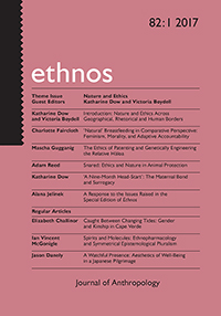 Cover image for Ethnos, Volume 82, Issue 1, 2017