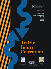 Cover image for Traffic Injury Prevention, Volume 19, Issue 2, 2018