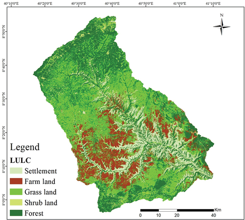 Figure 3. Land use and land cover map.