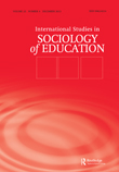 Cover image for International Studies in Sociology of Education, Volume 23, Issue 4, 2013