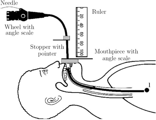 Figure 11 Passive controls for monitoring the endoscope configuration.