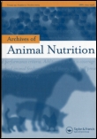 Cover image for Archives of Animal Nutrition, Volume 3, Issue 1-6, 1953