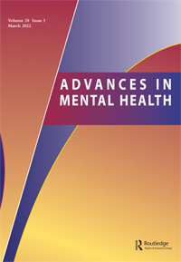 Cover image for Advances in Mental Health, Volume 20, Issue 1, 2022