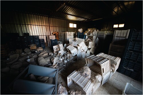 Figure 30. The archaeological collections’ depot after the earthquakes.