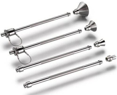 Figure 2 Surface applicators for the Xoft® Axxent® Electronic Brachytherapy System (iCAD, Inc.) of differing diameter size.