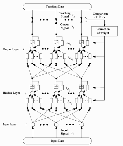 Figure 4. A constitution of a three-layer IIR-type NN.