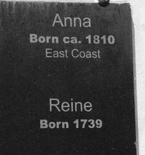 FIGURE 7. Anna commemorated on Whitney’s Wall of Honor. Photograph by Stephen P. Hanna.