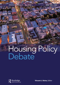 Cover image for Housing Policy Debate, Volume 34, Issue 3, 2024