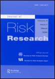 Cover image for Journal of Risk Research, Volume 4, Issue 1, 2001