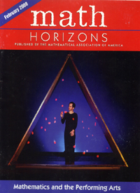 Cover image for Math Horizons, Volume 15, Issue 3, 2008