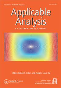 Cover image for Applicable Analysis, Volume 101, Issue 8, 2022