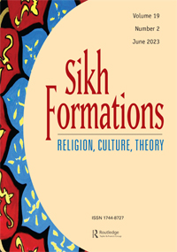 Cover image for Sikh Formations, Volume 19, Issue 2, 2023