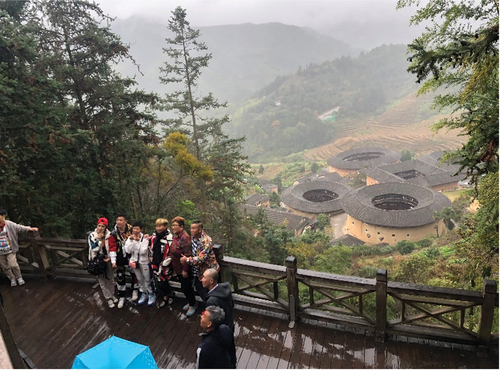 Figure 4a. The observation deck (Tianluokeng village).