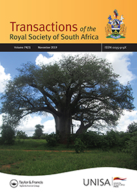 Cover image for Transactions of the Royal Society of South Africa, Volume 74, Issue 3, 2019