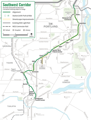 Figure 4. Southwest Corridor proposal map. (SWEDS, Citation2019).