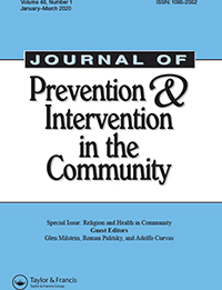 Cover image for Journal of Prevention & Intervention in the Community, Volume 48, Issue 1, 2020