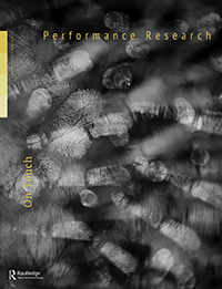 Cover image for Performance Research, Volume 27, Issue 2, 2022