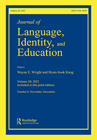 Cover image for Journal of Language, Identity & Education, Volume 20, Issue 6, 2021