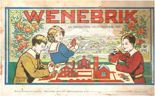 Figure 4. Wenebrik construction set box lid, ca. 1915.