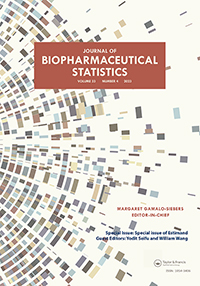 Cover image for Journal of Biopharmaceutical Statistics, Volume 33, Issue 4, 2023